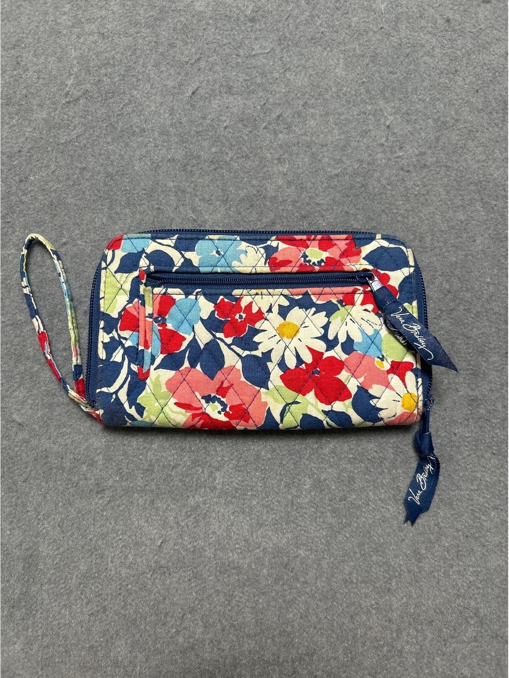 Vera Bradley Floral Quilted Wristlet Wallet